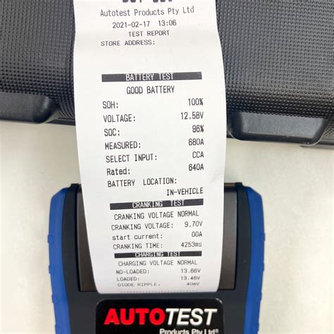 car battery test results